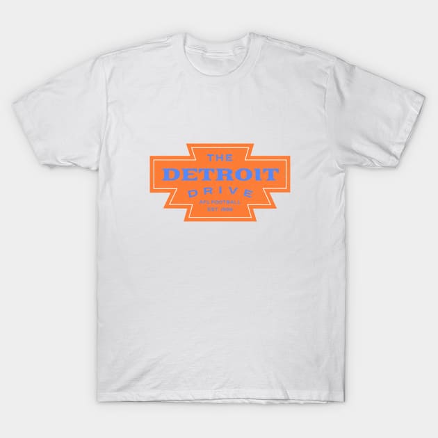 Defunct Detroit Drive Arena Football 1988 T-Shirt by LocalZonly